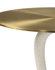 Sonia - Modern Accent Table - Brass