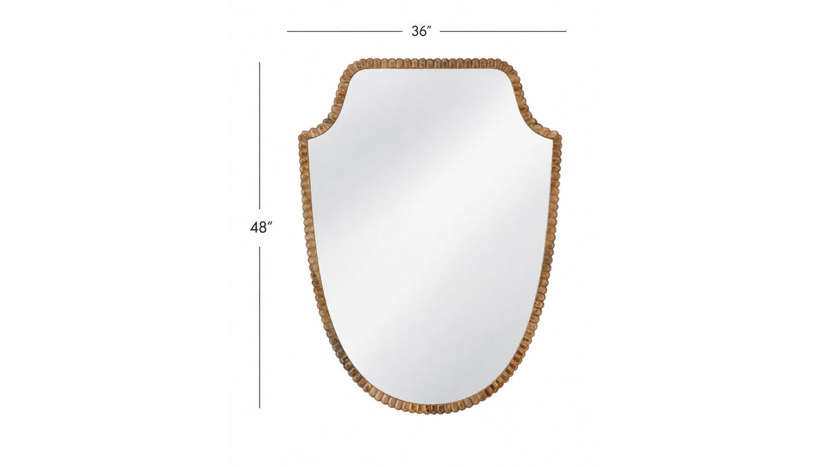 Adele - Wall Mirror - Natural