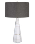 Citadel - Marble Table Lamp - White