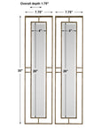 Rutledge - Mirrors (Set of 2) - Gold