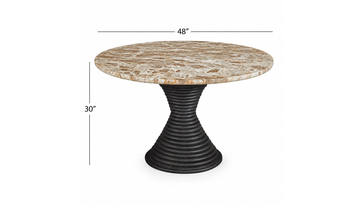 Strata - Round Dining Table - Black