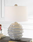 Waves - Blue & White Accent Lamp