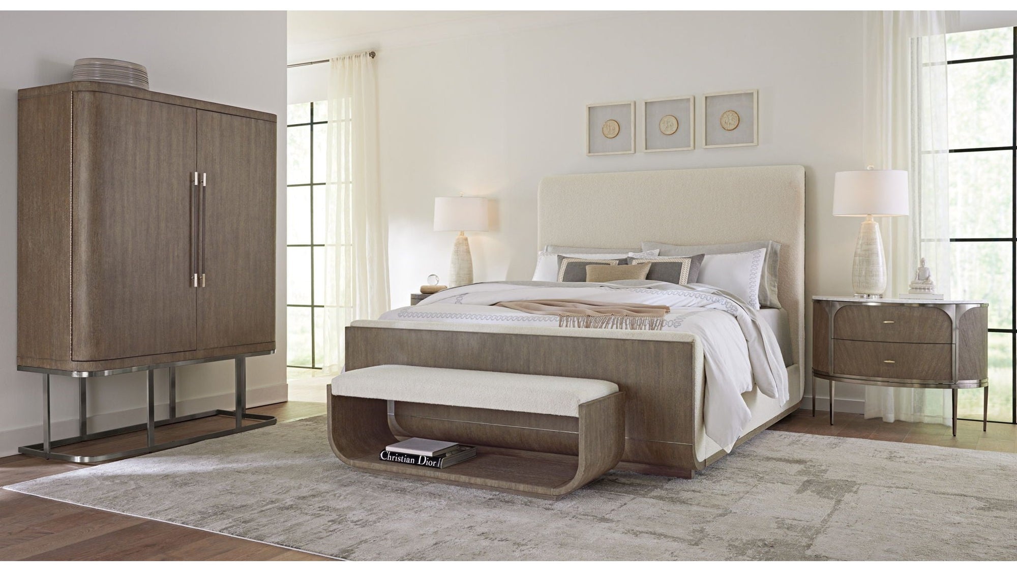 Modern Mood - Upholstered Panel Bed