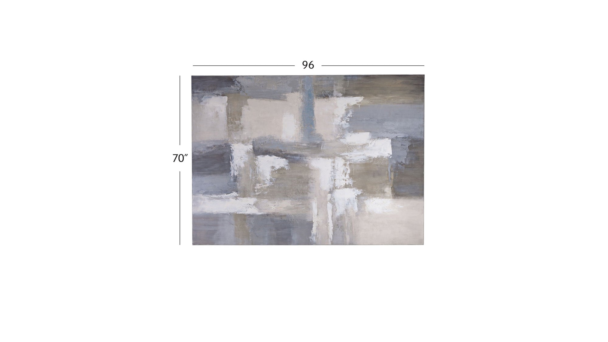 Bexar Canvas Art - Taupe