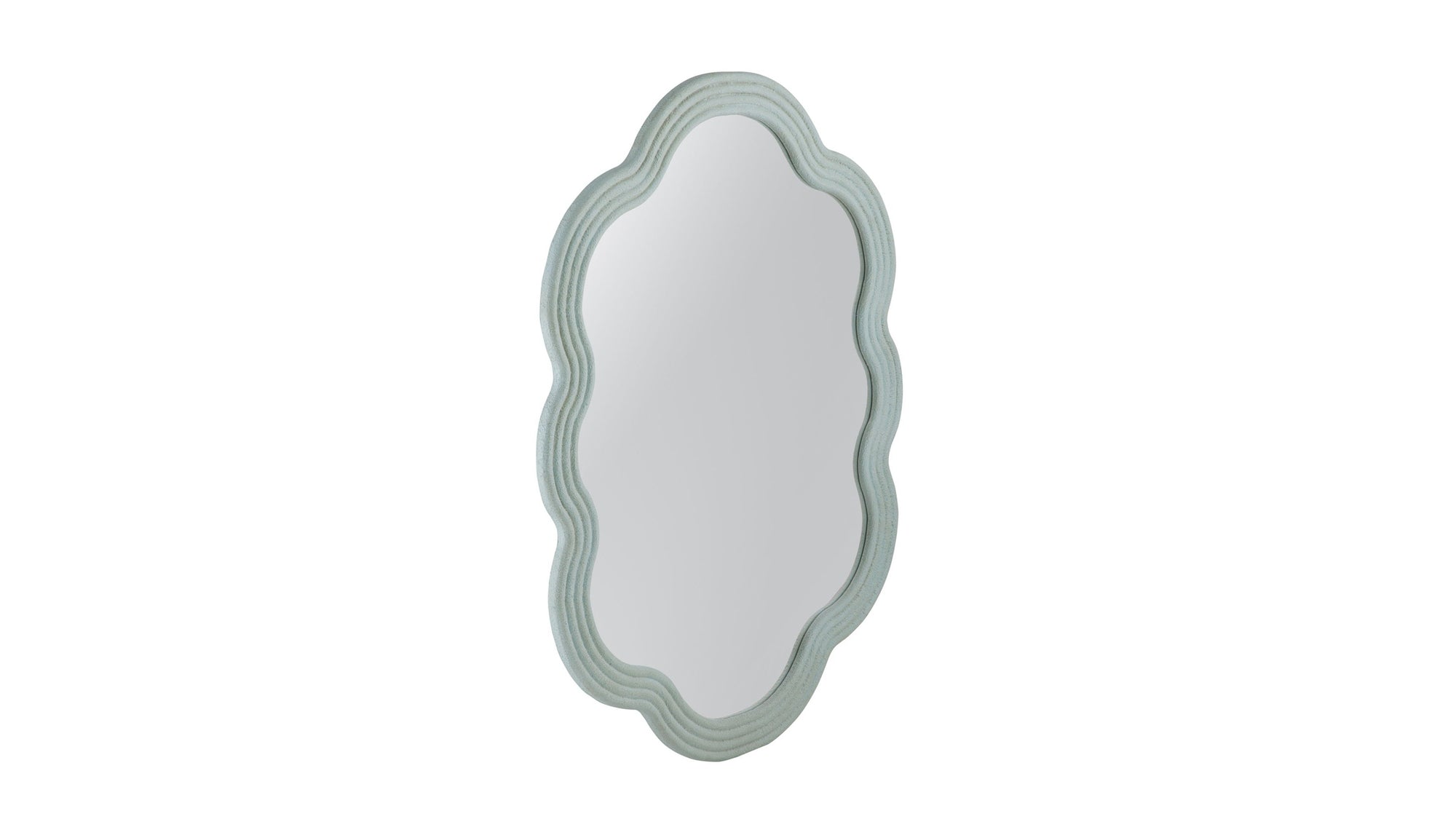 Arianna - Wall Mirror - Matte Light Blue