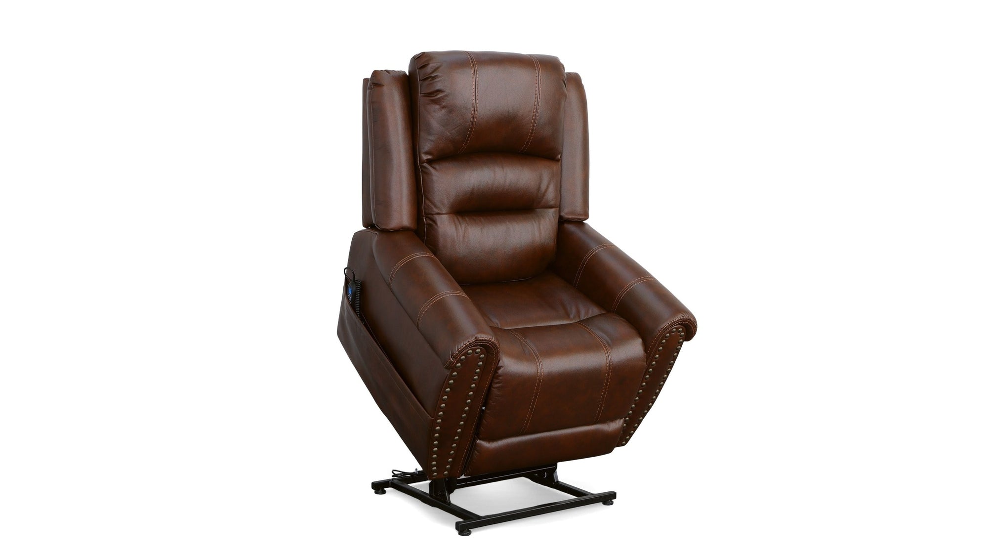 Oscar - Power Lift Recliner With Right-Hand Control & Power Headrest - Pumpernickel