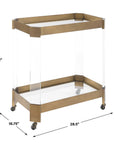 Giselle - Bar Cart - Bronze