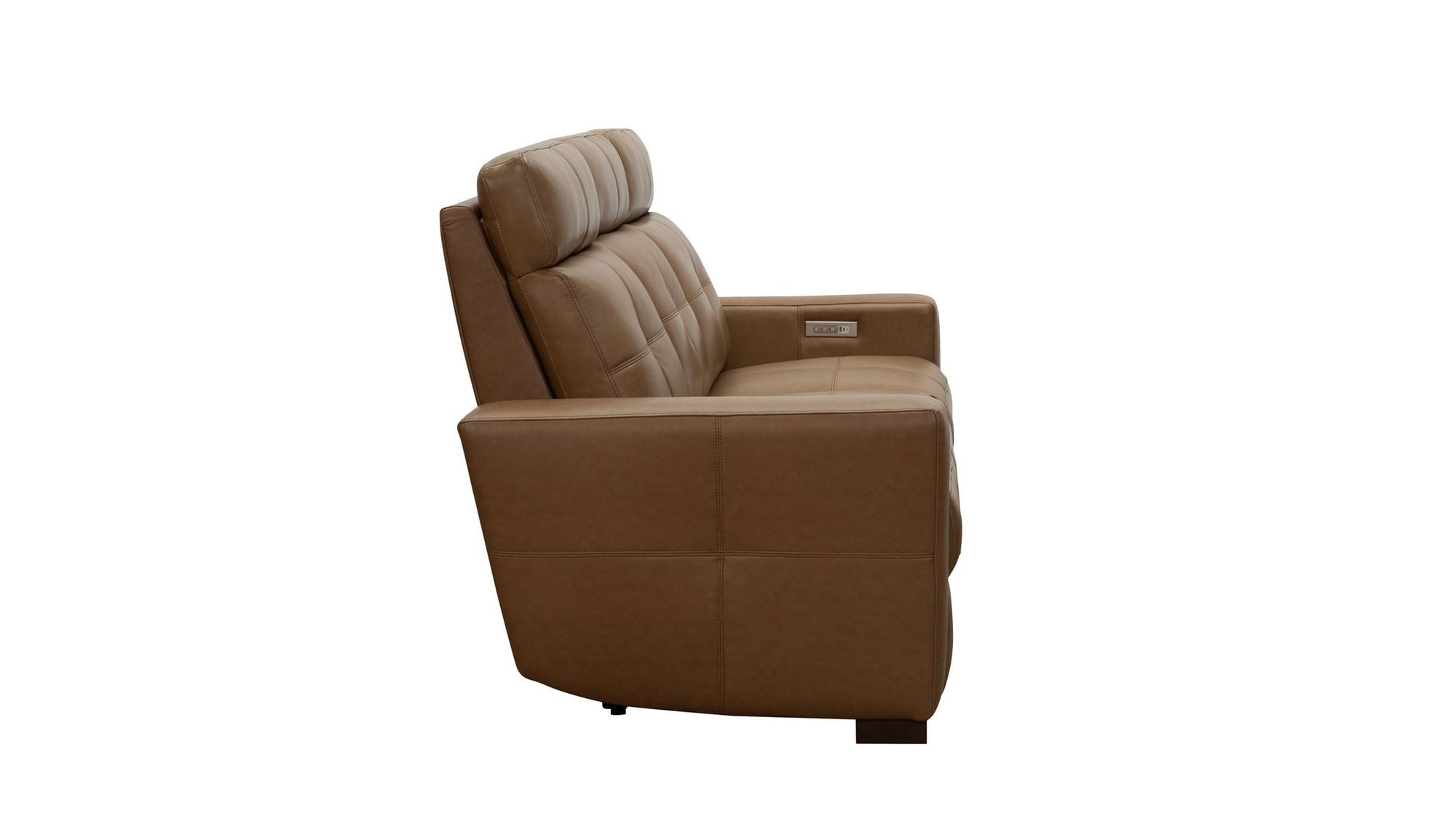 Cara - Sofa With Power Recline, Power Headrest And Power Lumbar - Light Brown