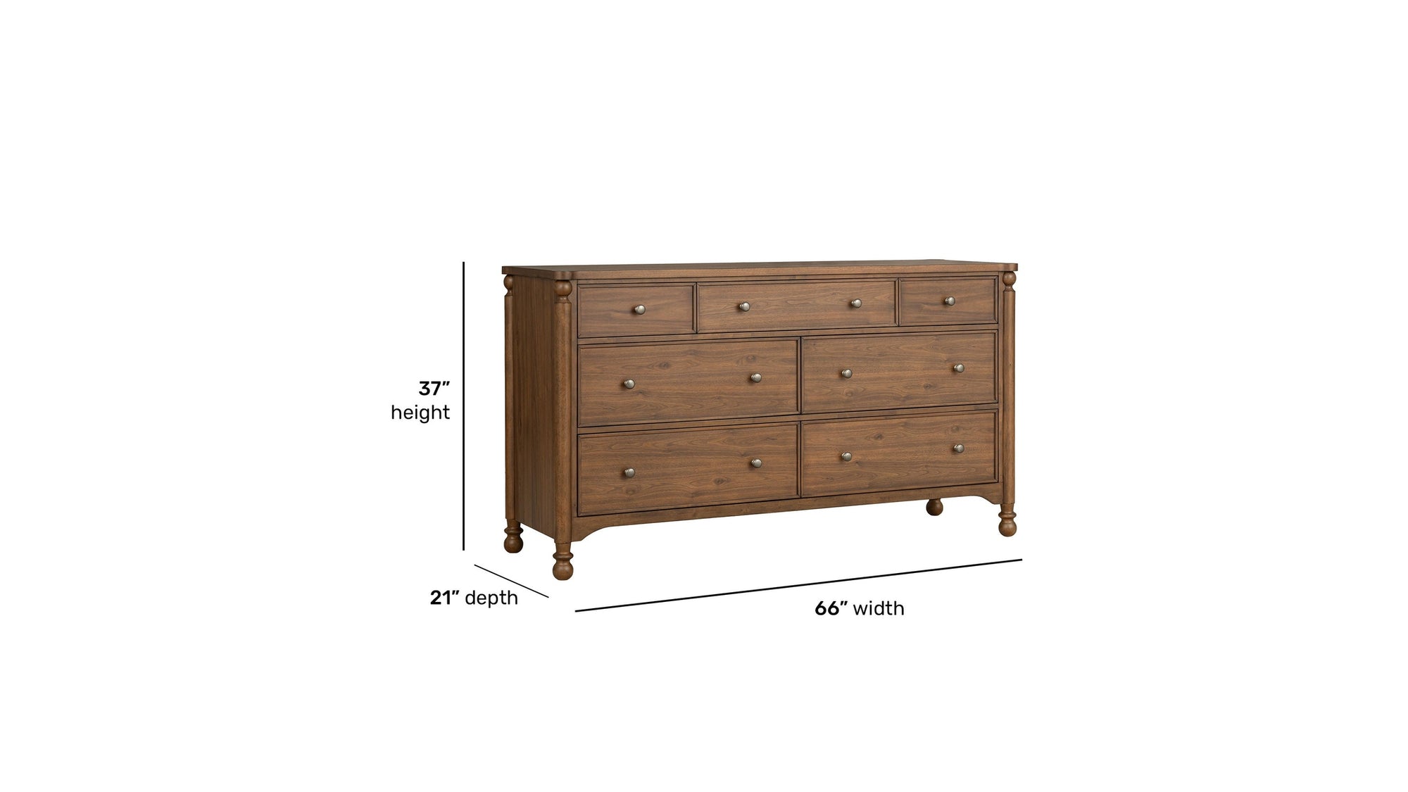 Azalea - Dresser - Walnut