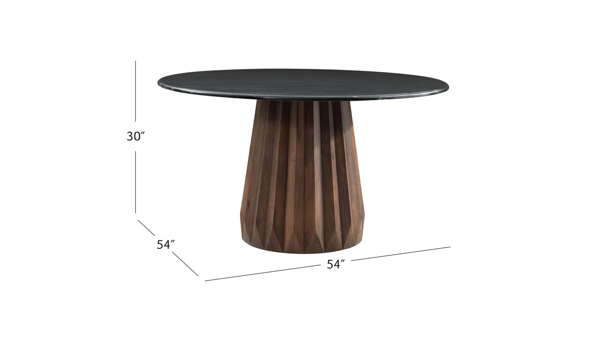 Jennings - Dining Table - Dark Brown