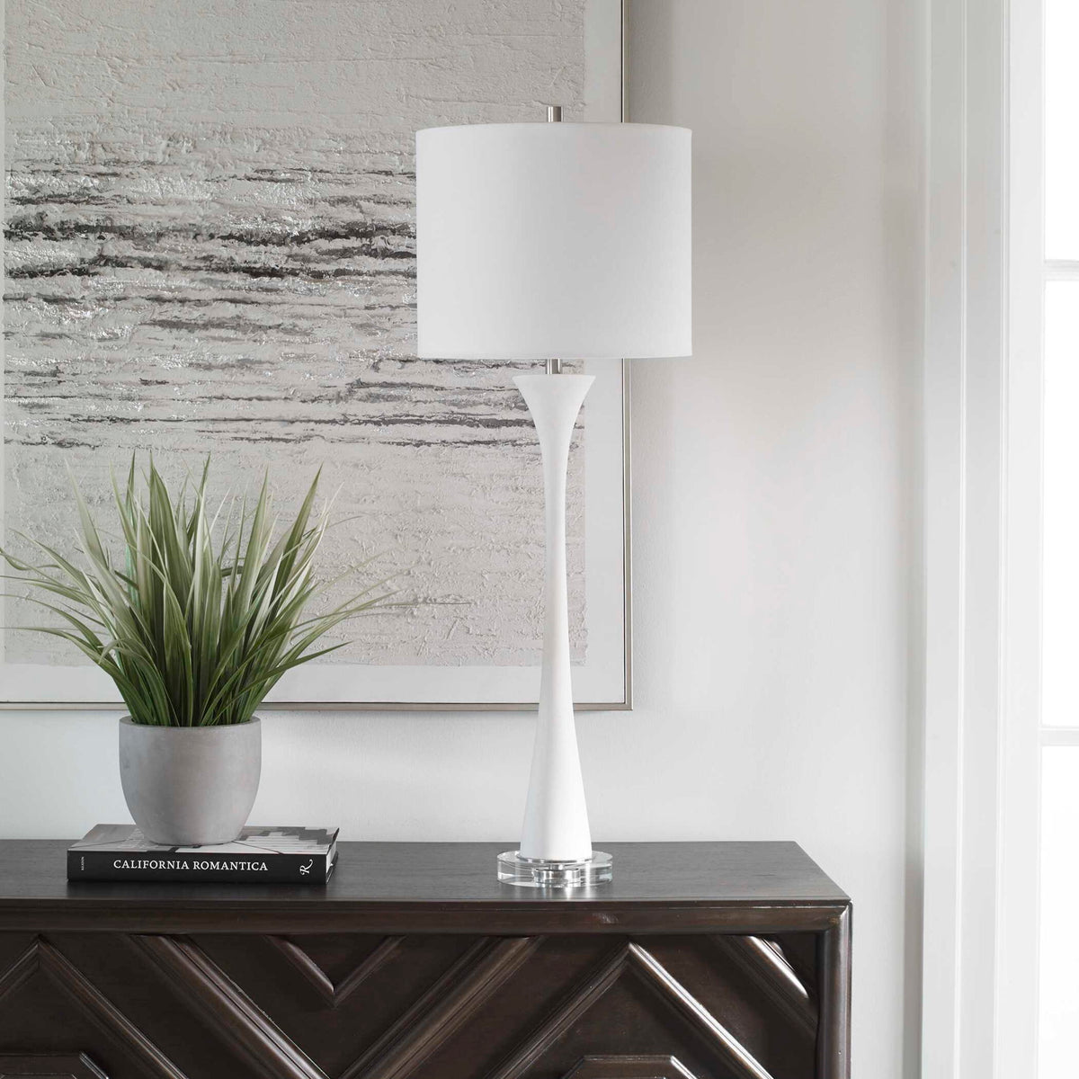 Fountain - Stone Buffet Lamp