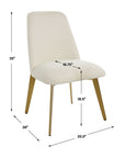 Vantage - Fabric Dining Chair - Off White