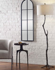 Spruce - Rustic Floor Lamp - Black
