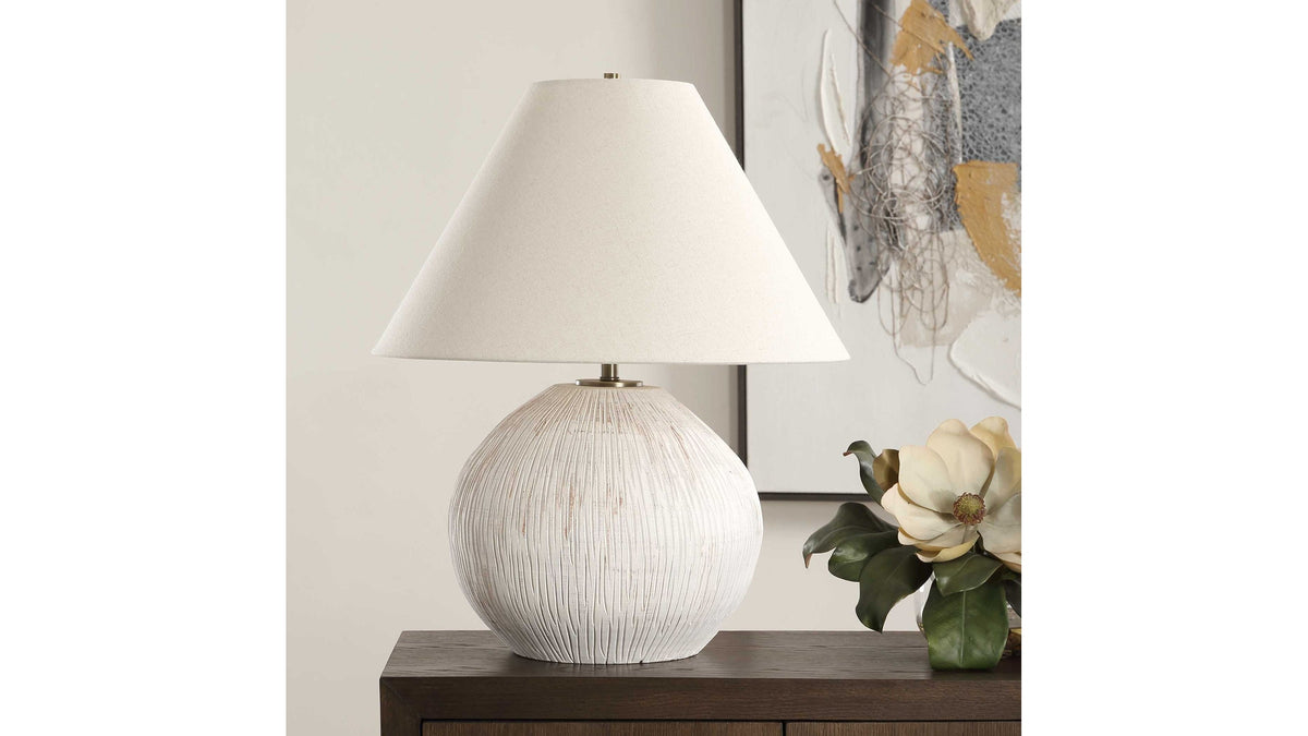 Meryl - Table Lamp - Aged White