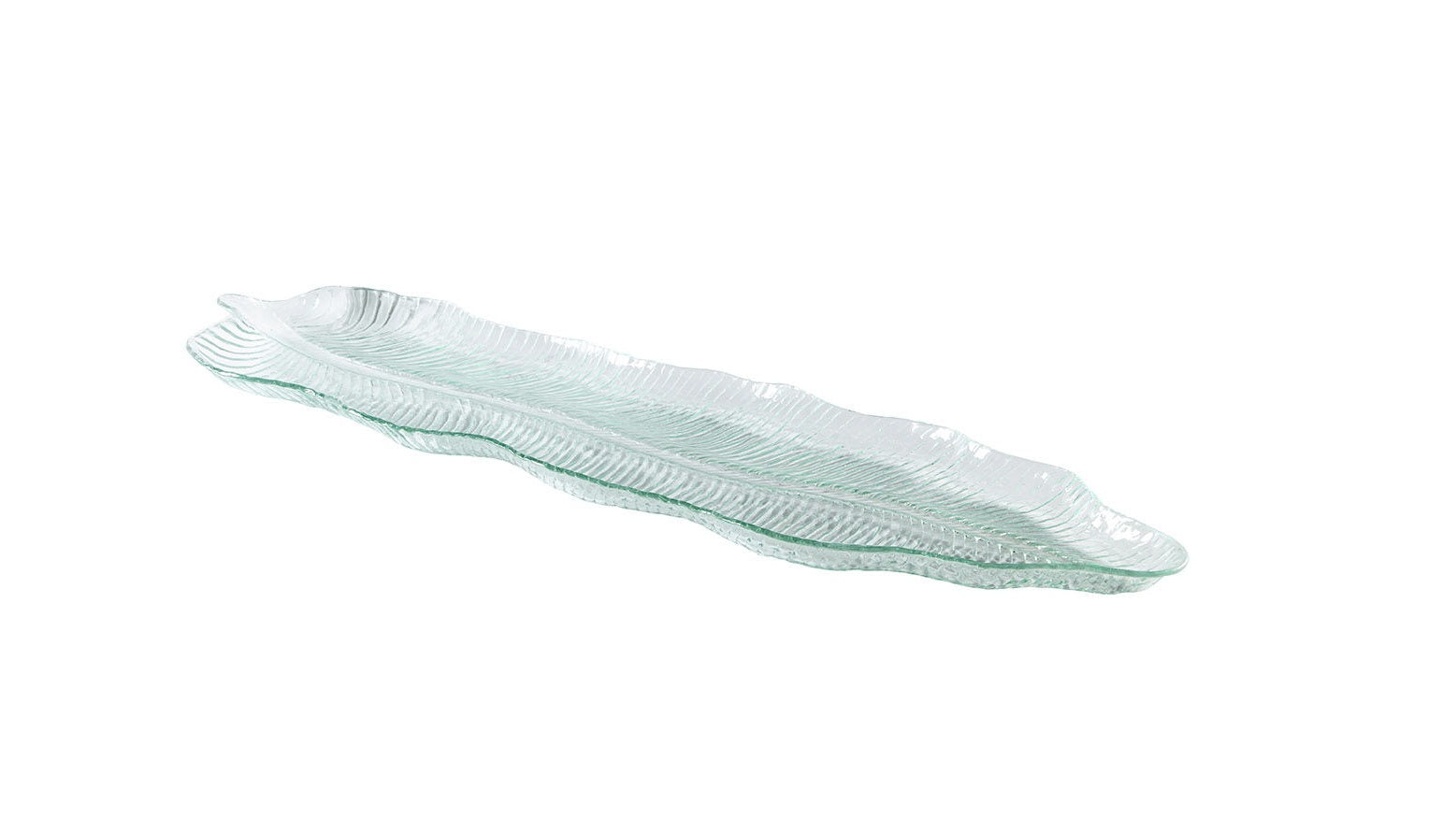 Glass Platter - Pearl Silver