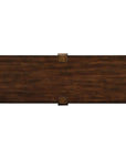 Commerce And Market - Skinny Console Table - Dark Brown