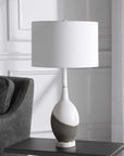 Tanali - Modern Table Lamp - White & Gray