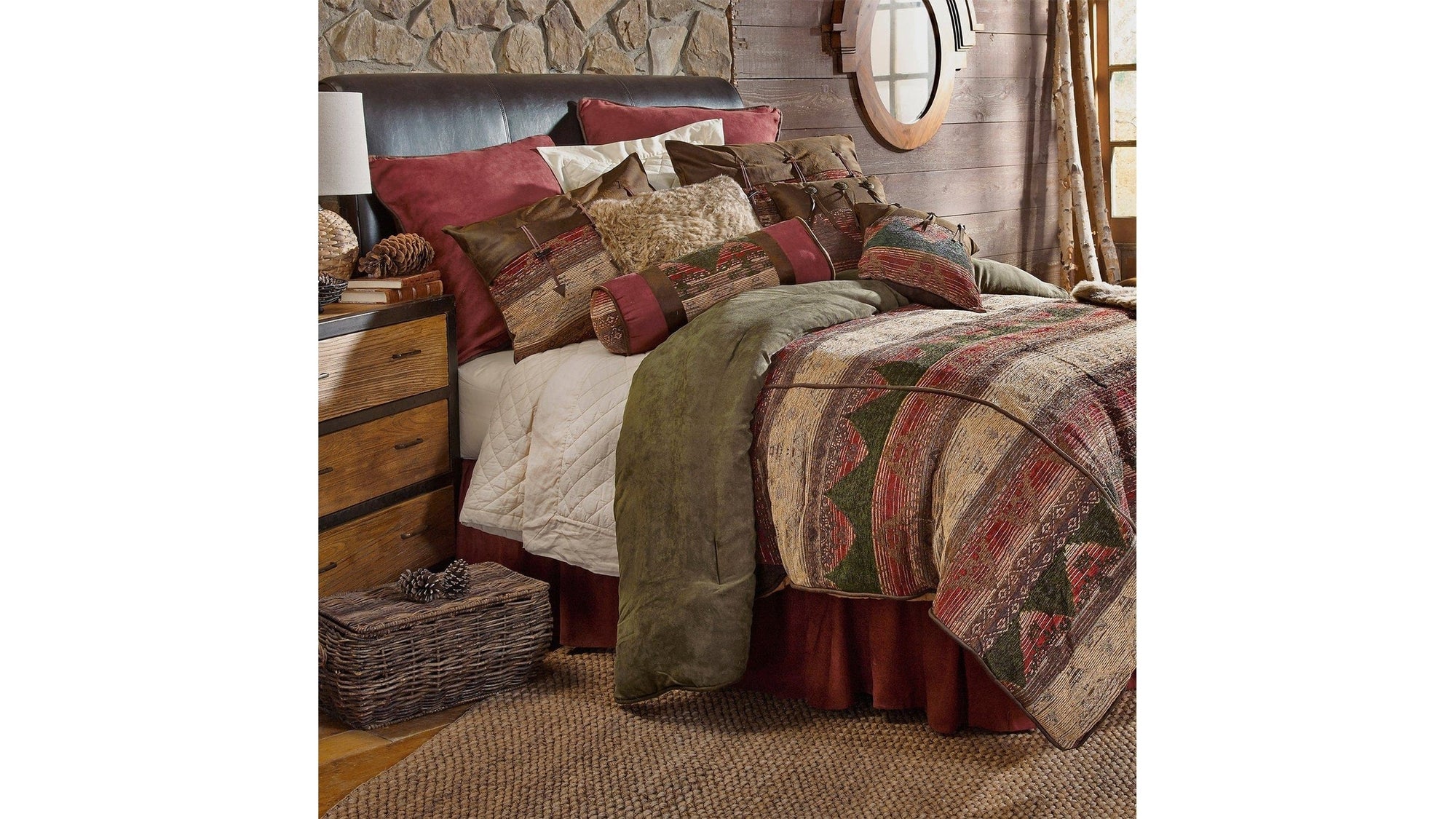 Sierra - King Comforter Set Set of 7 - Multi Color