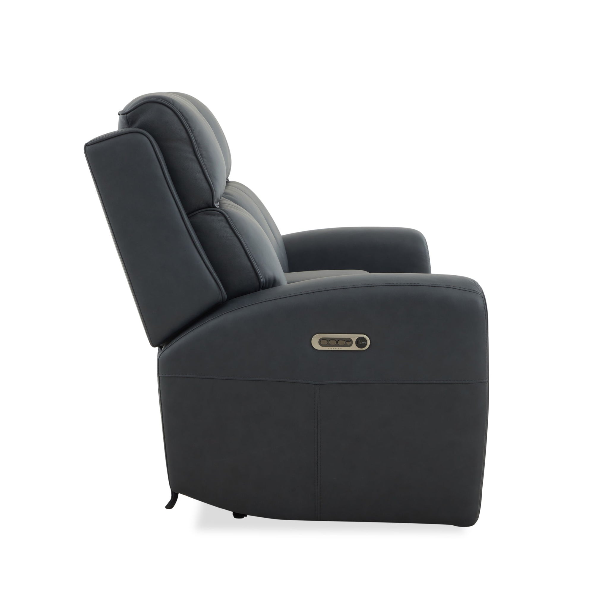 Warren - Power Reclining Loveseat With Console, Power Headrest &amp; Lumbar