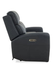 Warren - Power Reclining Loveseat With Console, Power Headrest & Lumbar