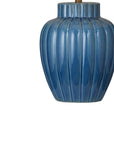Avery - Table Lamp - Blue / White