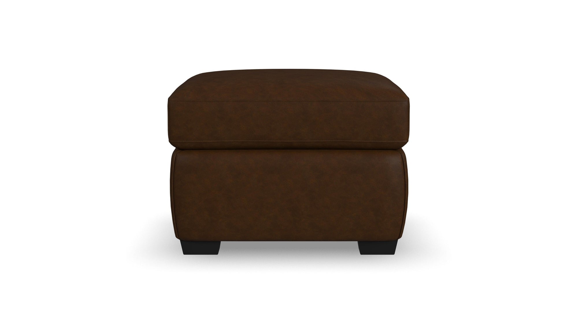 Hudson - Ottoman For Living Room - Dark Brown