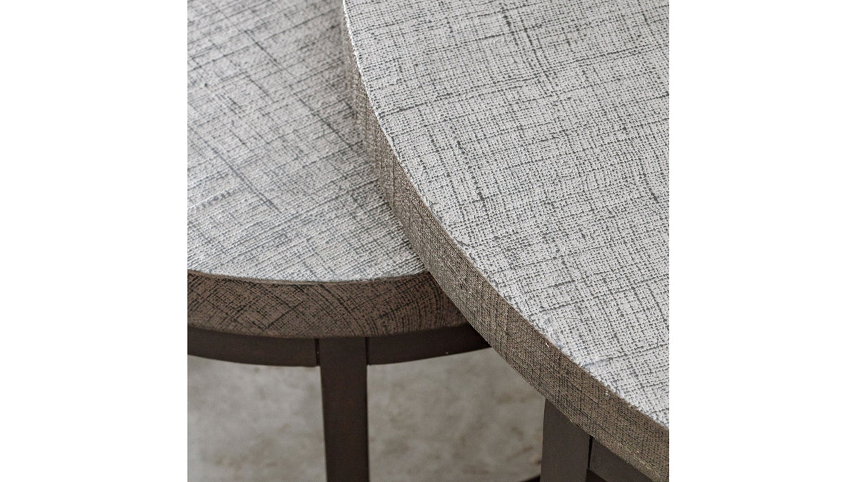 Aiyara - Nesting Tables (Set of 2) - Gray