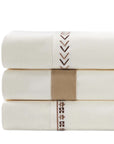Fair Isle - Queen 350TC Rustic Sheet Set (Set of 4) - Cream
