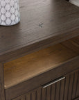 Athens - Open Nightstand - Dark Brown