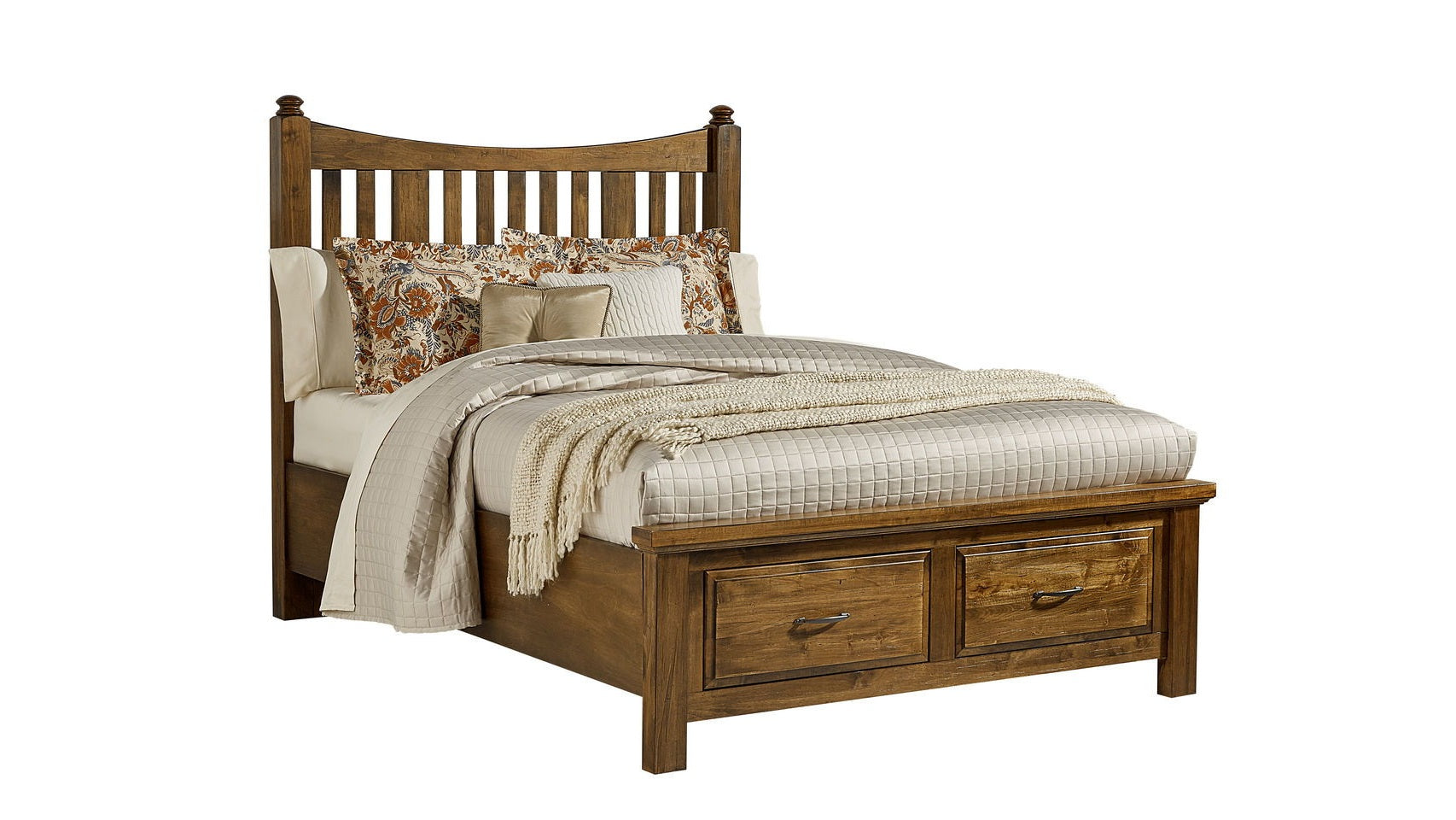 Maple Road - Slat Poster Storage Bed