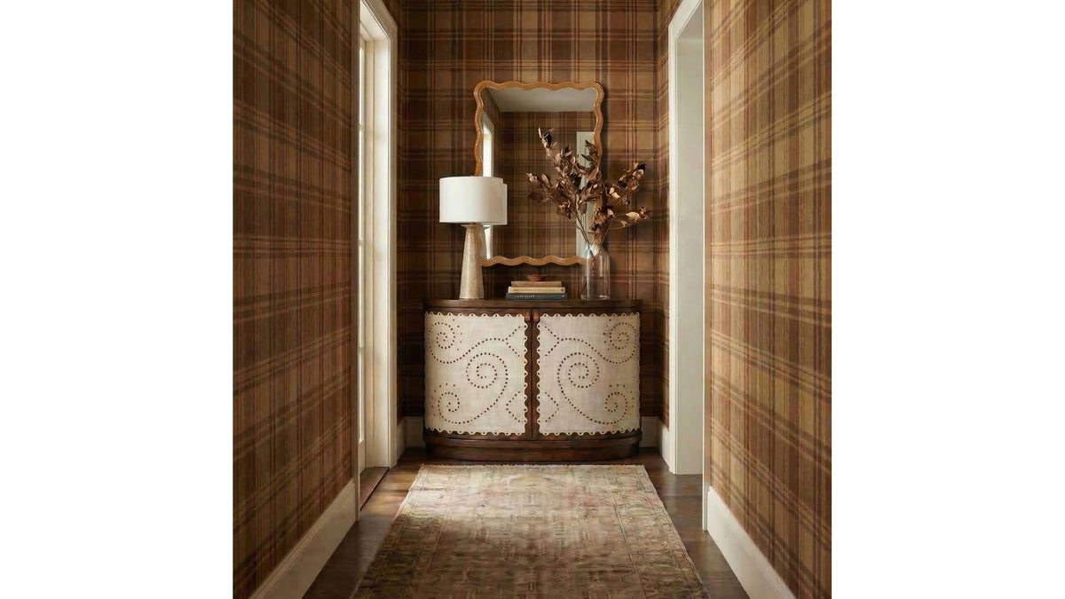 Camellia - Caramel Wall Mirror - Caramel Lacquer