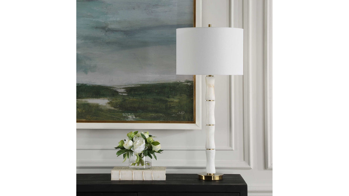 Unify - Alabaster Table Lamp