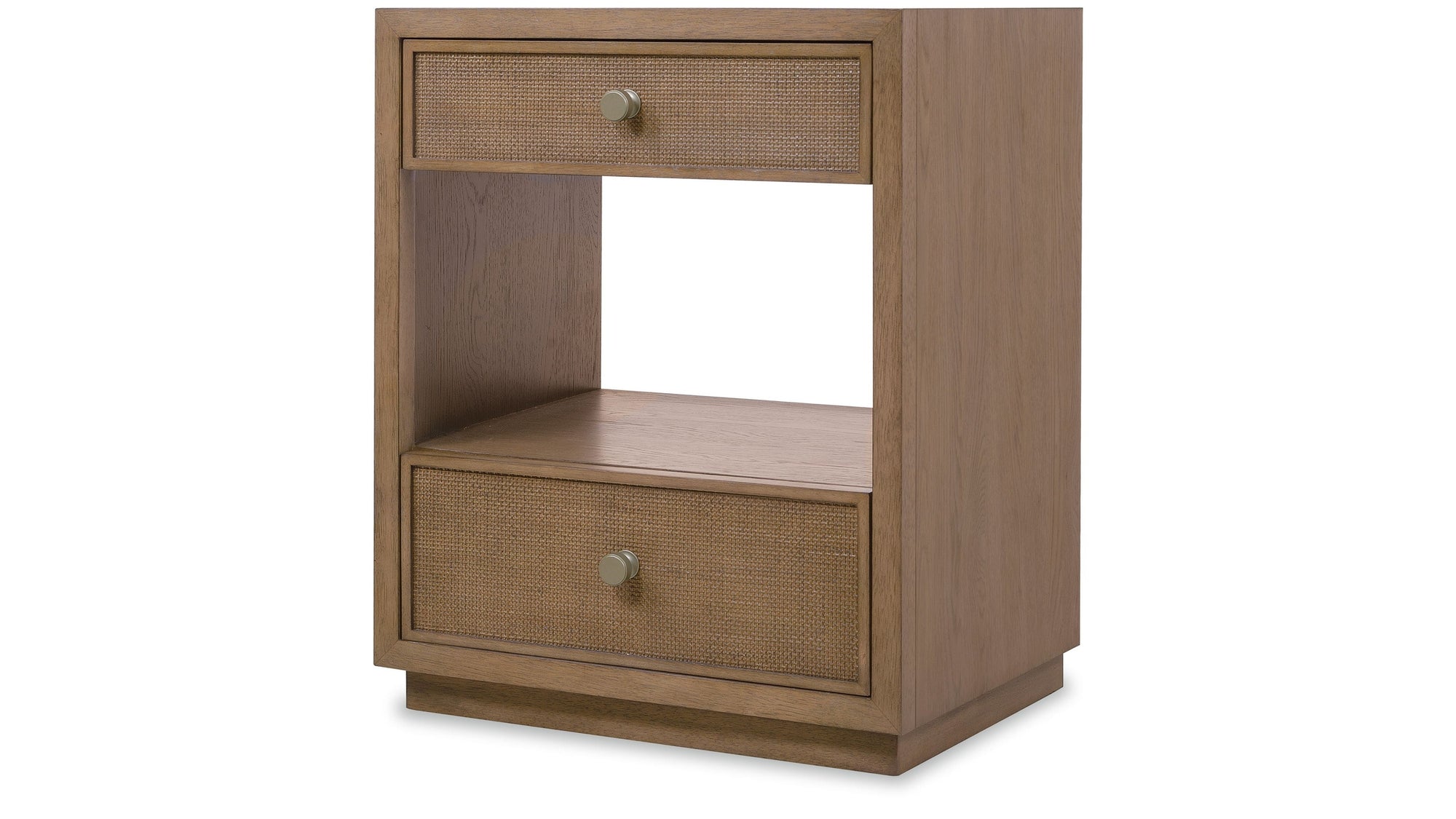 Sonnet - Two-Drawer Nightstand - Dark Gray