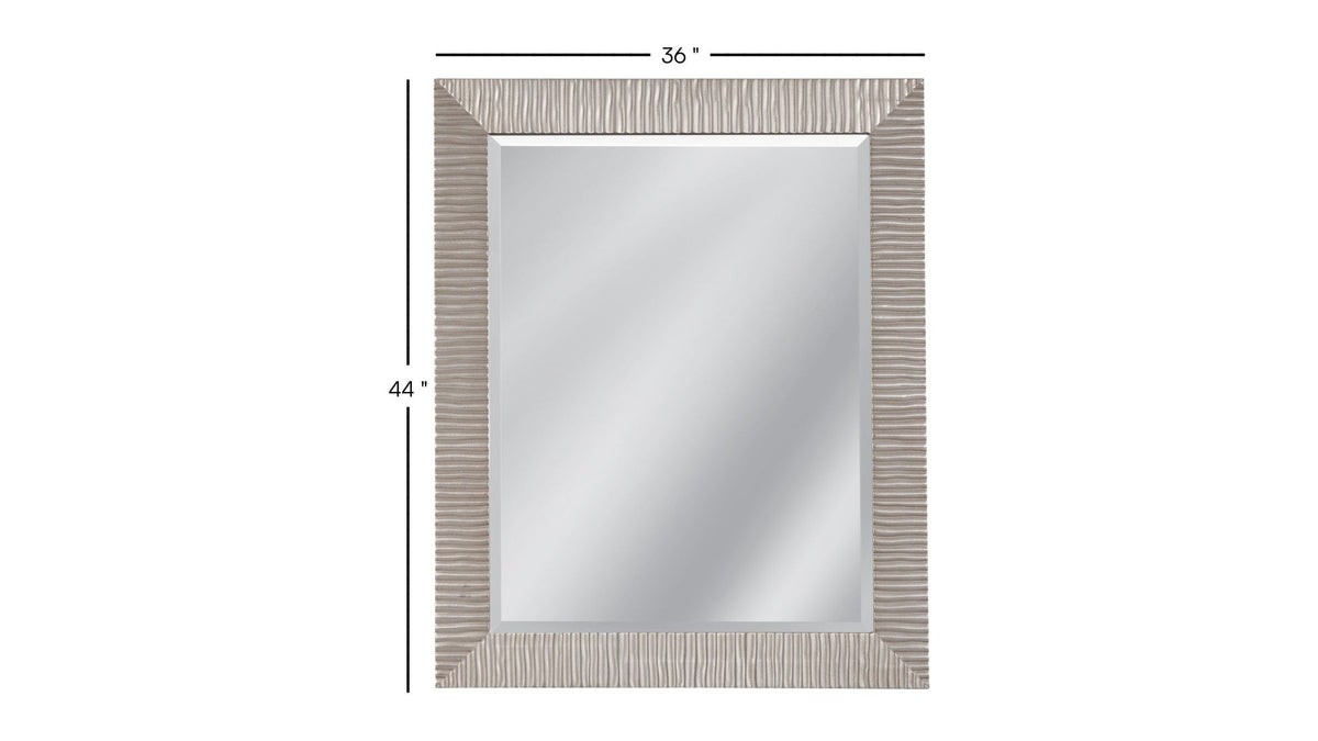 Saydona - Wall Mirror - Pearl Silver