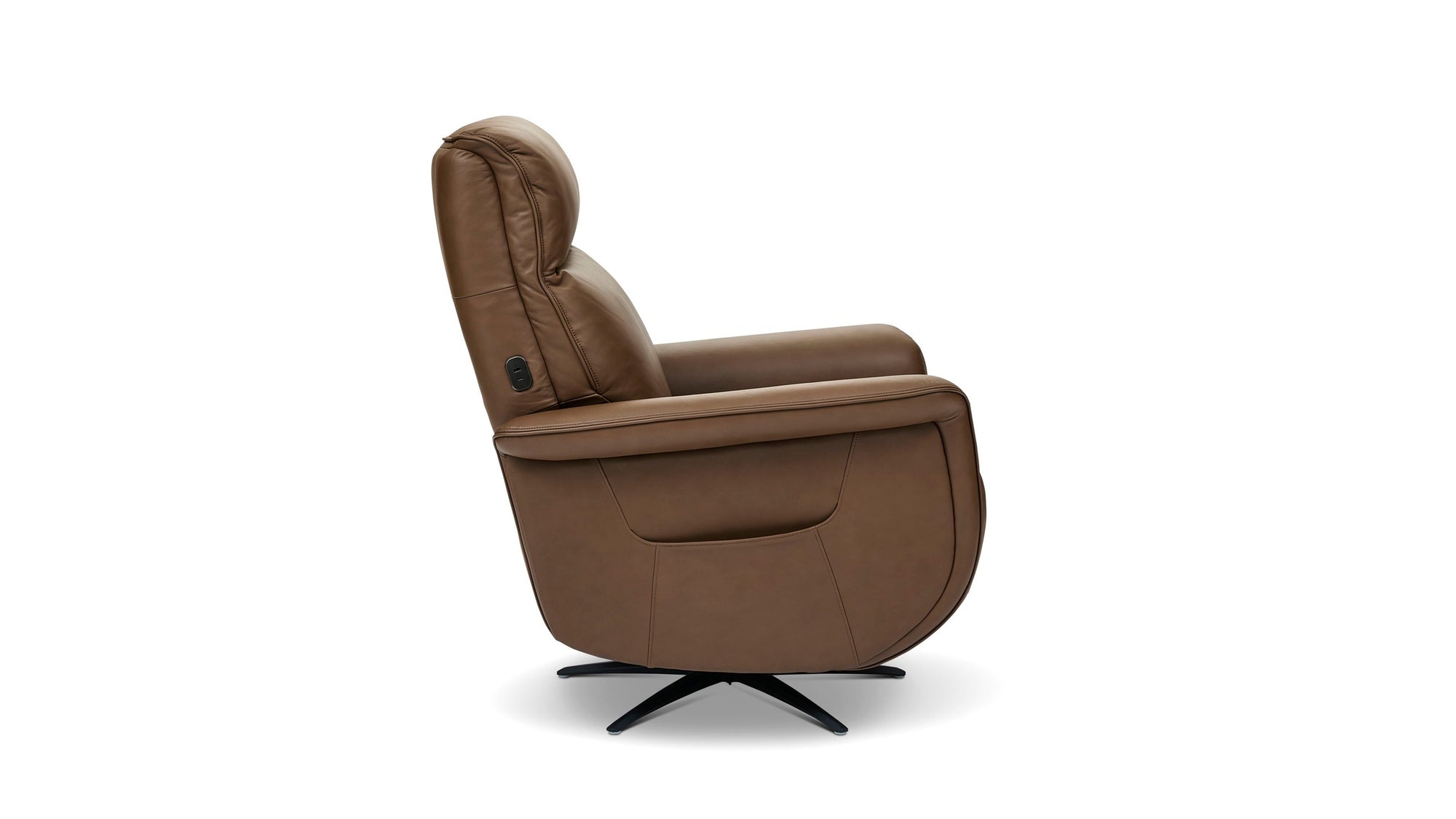 Haven - Power Swivel Recliner With Power Headrest, Lumbar, Heat, Massage &amp; Ventilation