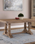 Stratford - Salvaged Wood Dining Table - Light Brown