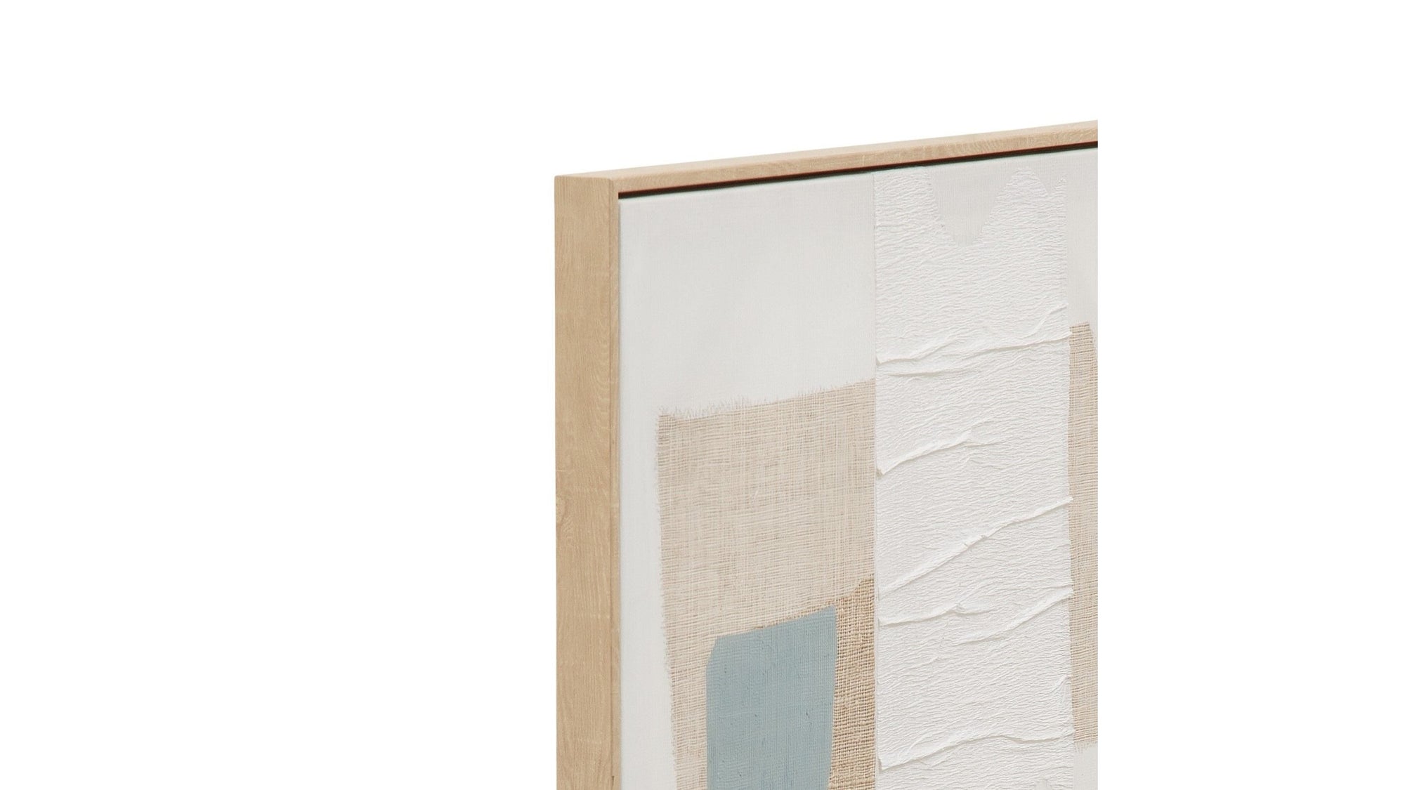 Framed Canvas Soft Geometry - Natural