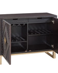Allamar - Hospitality Cabinet - Boho Black / Gold