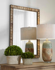 Cocos - Coconut Shell Mirror - Light Brown