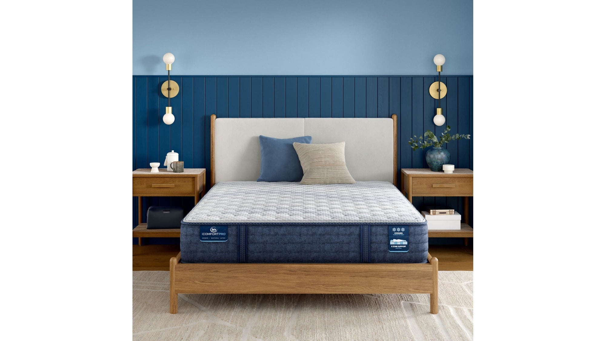 iComfortPro - 13" Ambrose Latex Foam Firm Mattress