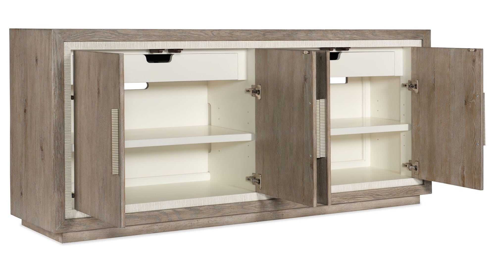 Serenity - Tulum Media Storage Cabinet - Gray
