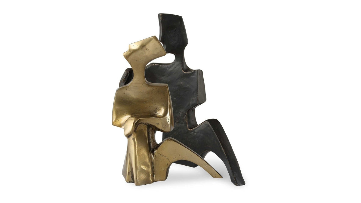Affection - Bronze Gold Sculpture Set of 2
