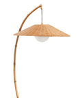Frond - Floor Lamp - Gold / Rattan