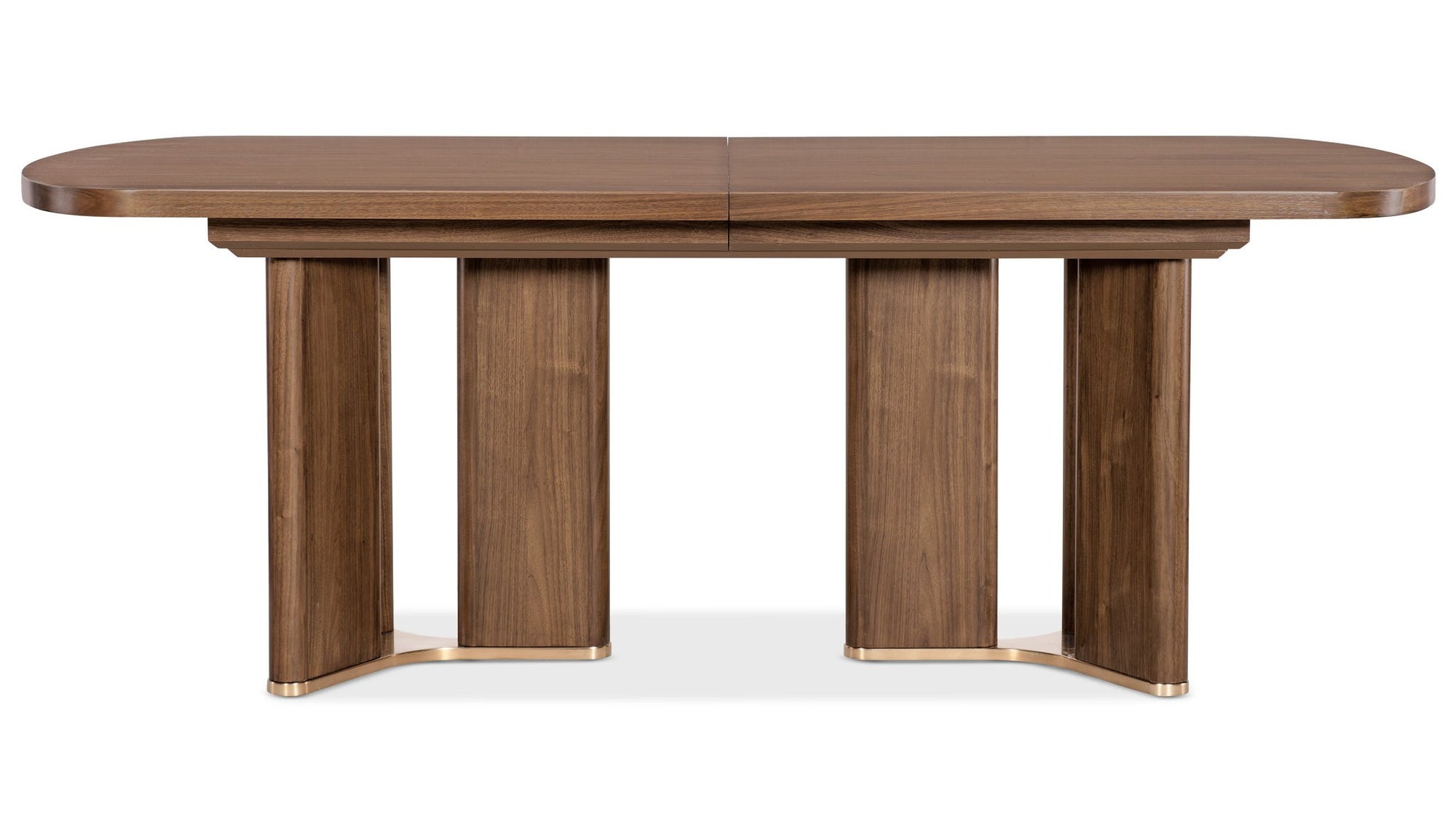 Eleana - Rectangle Dining Table With Two Leaves - Medium Wood