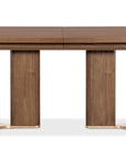 Eleana - Rectangle Dining Table With Two Leaves - Medium Wood