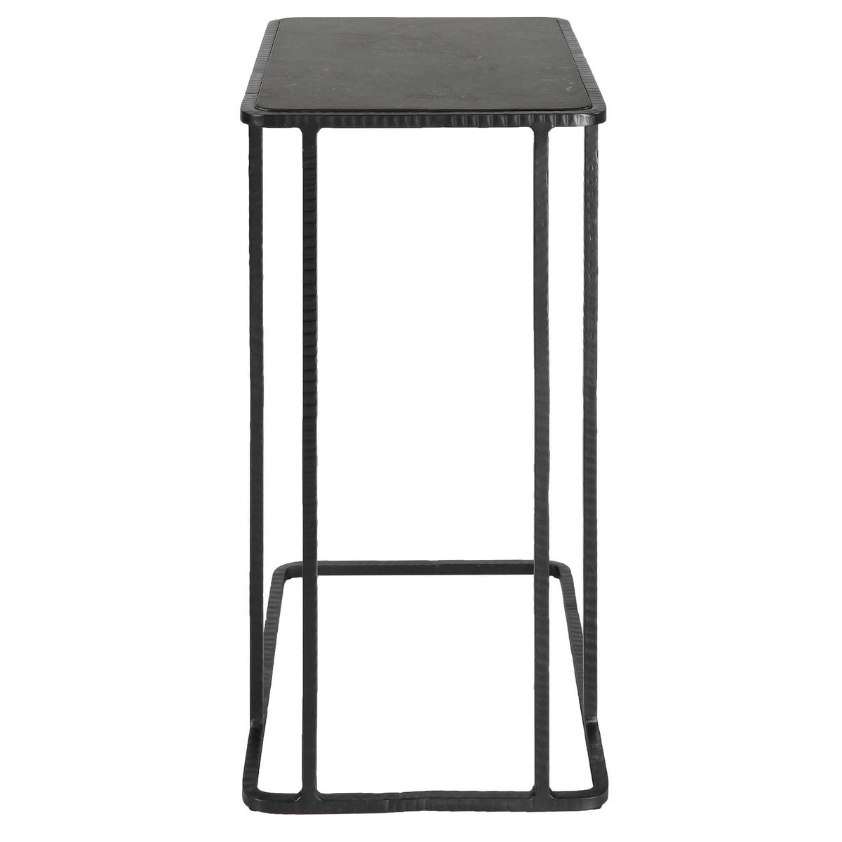 Cavern - Stone &amp; Iron Accent Table