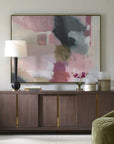Process - Framed Abstract Art - Black / Gold / Gray / Green / Pink / Purple / White