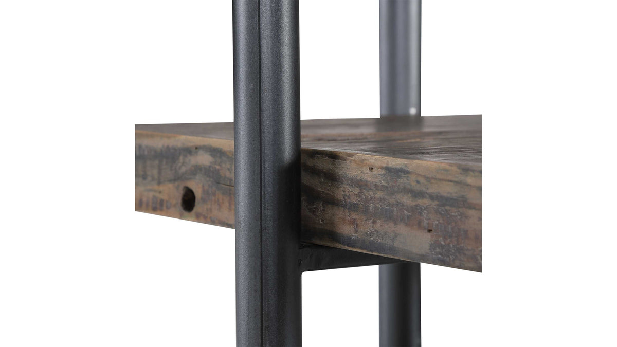 Stilo - Urban Industrial Etagere - Dark Brown