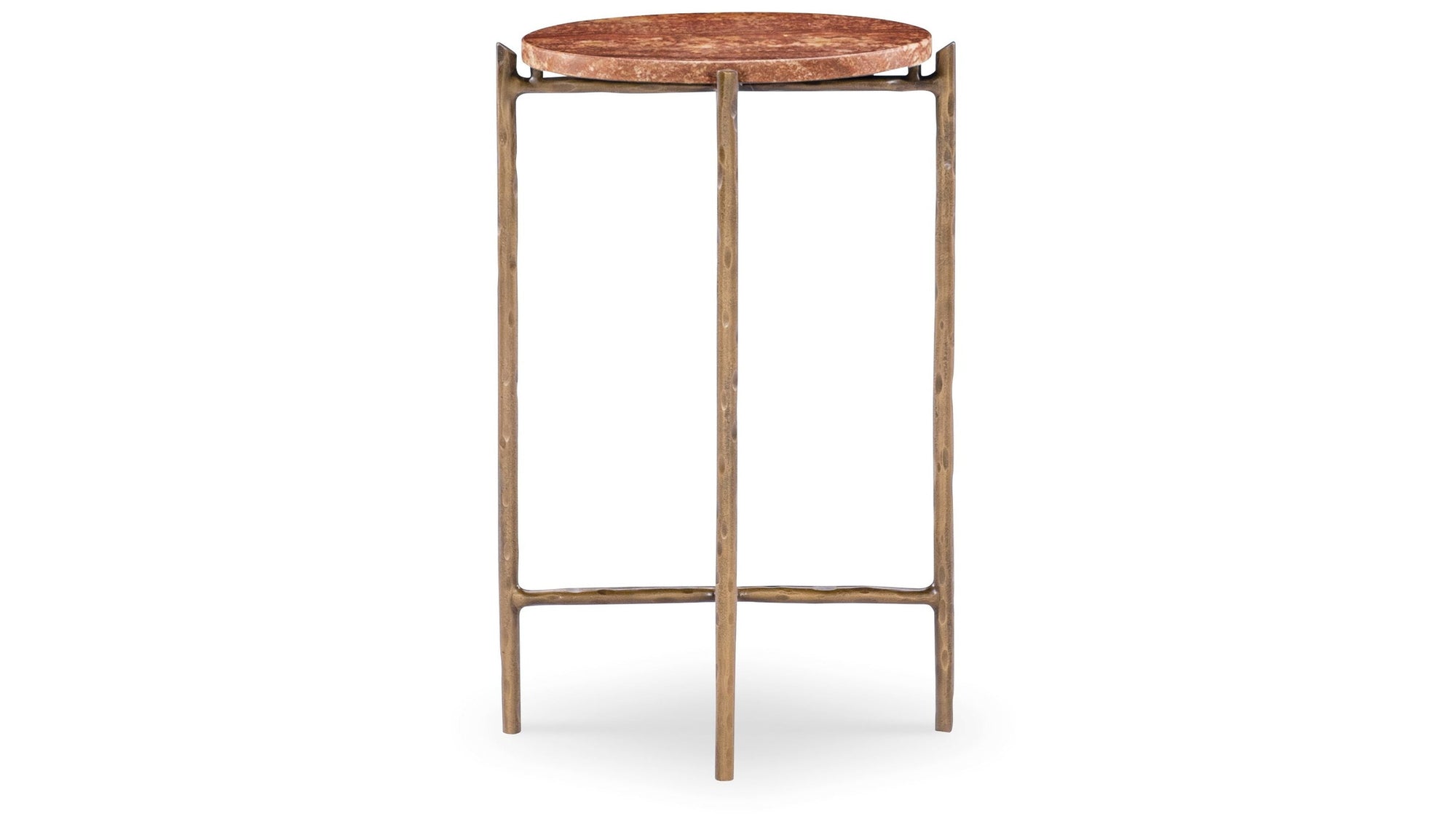 Melange - Joie De Vivre Spot Table - Red / Gold