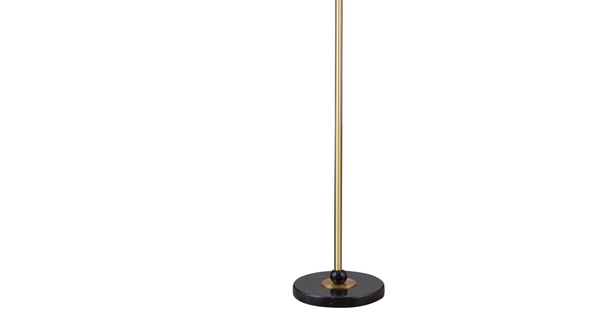 Lenor - Floor Lamp - White / Brass